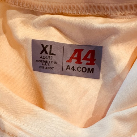 Bundle - LOT - A4 cooling performance t-shirts red blue yellow adult XL - Picture 6 of 9